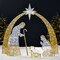 Best Choice Products Lighted 2D Christmas Nativity Scene Outdoor Décor w/ Twinkling LED Lights